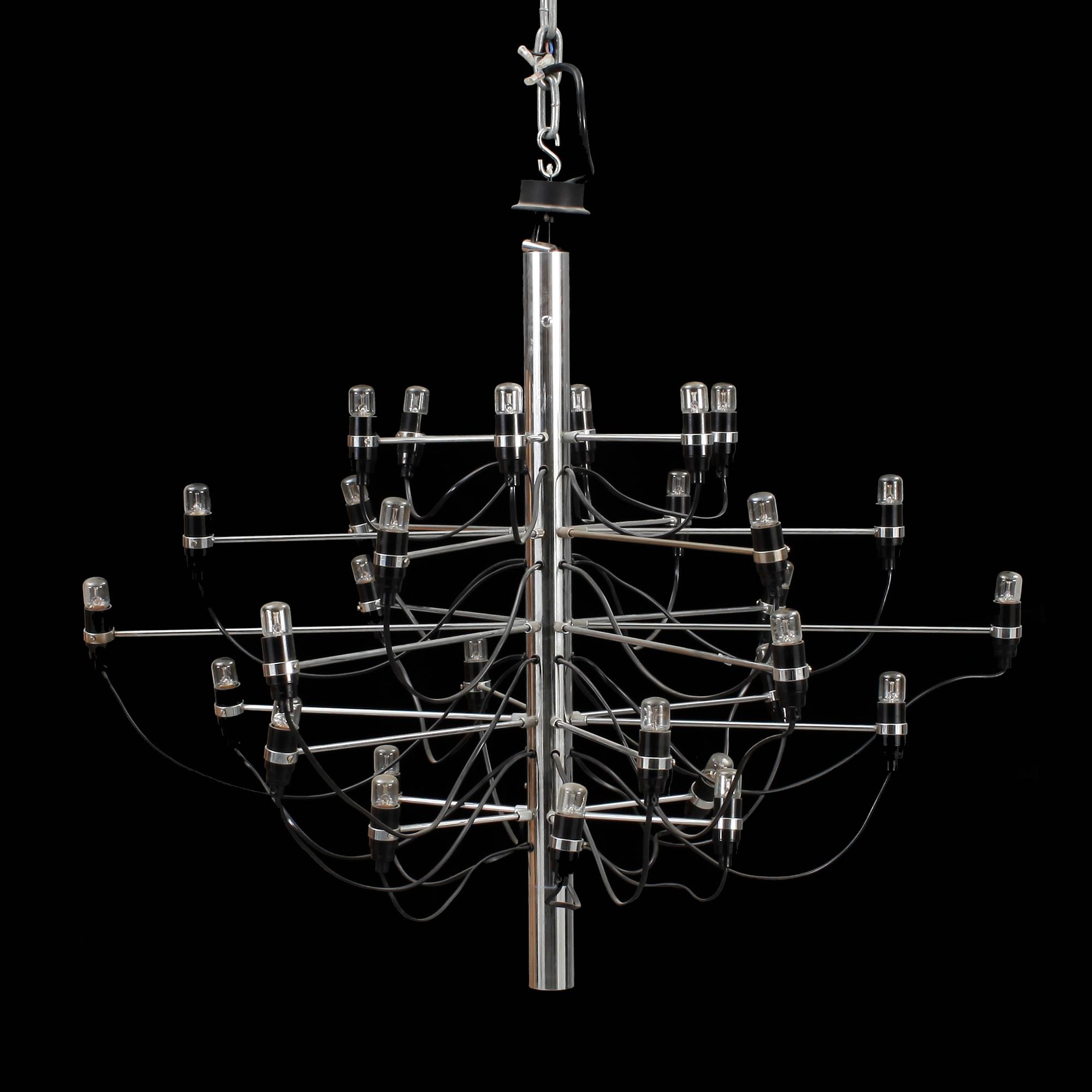 TAKLAMPA, "2097", Gino Sarfatti, Flos, Italien, 2000-tal, höjd 72 cm.