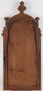 Spegel, av Burchardt Precht (verksam i Stockholm 1674-1738), Barock.