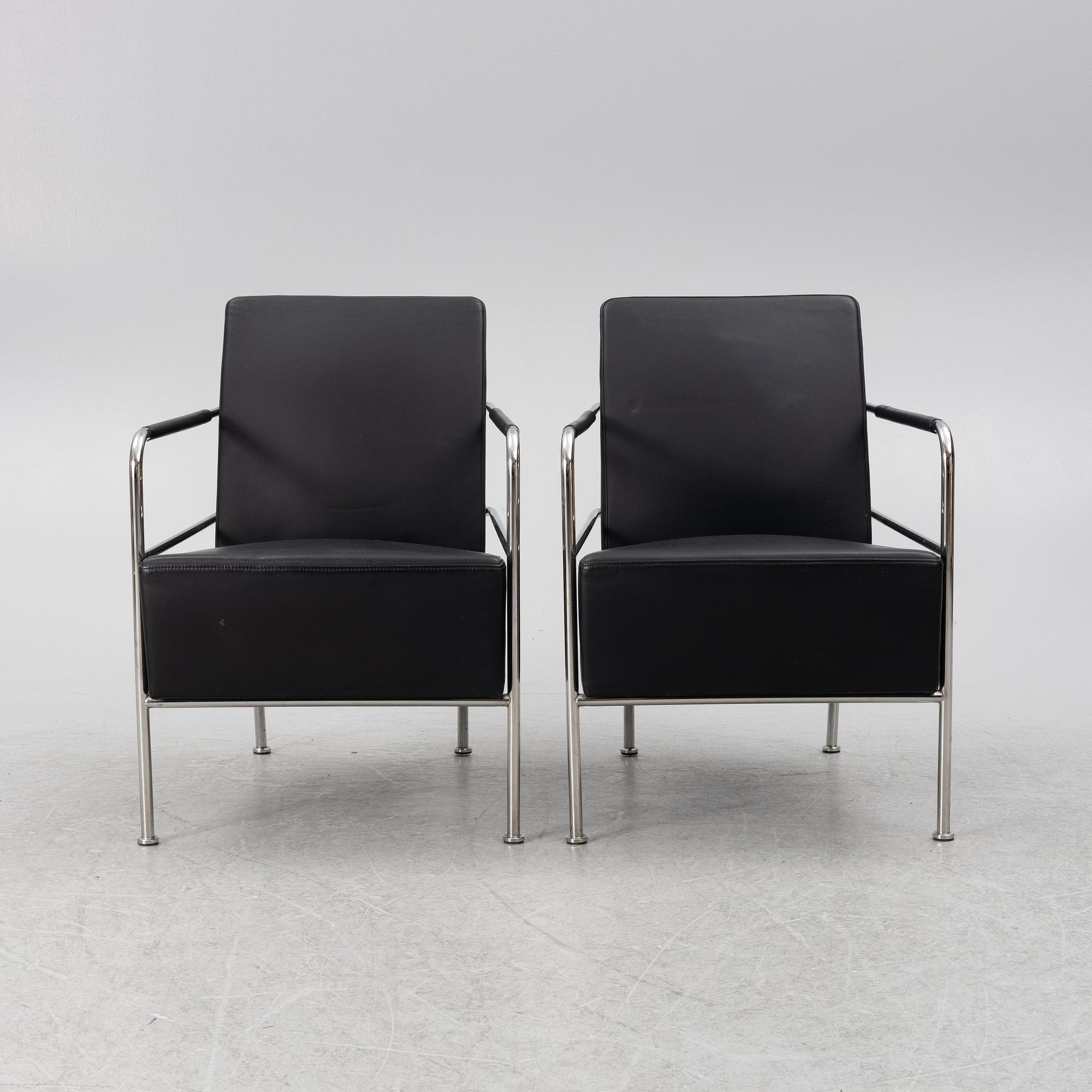 Gunilla Allard, armchairs, a pair, "Cinema", Lammhults.