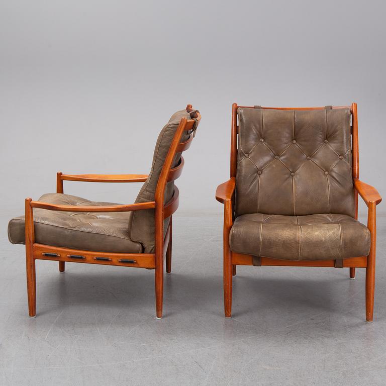 INGEMAR THILLMARK, fåtöljer, ett par, "Läckö hög", OPE, 1960-tal.