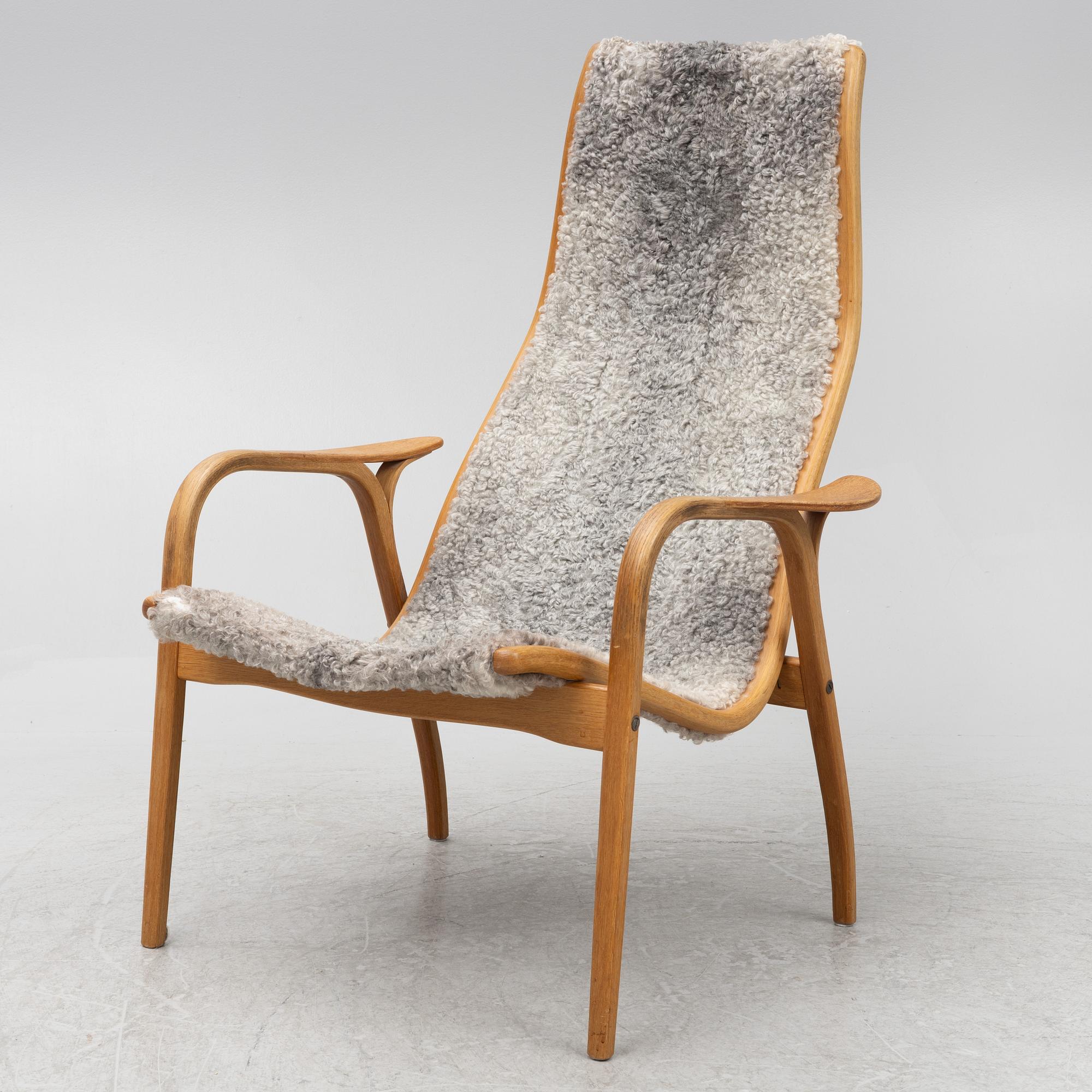 Yngve Ekström, a 'Lamino' easy chair, Swedese, second half of the 20th century.