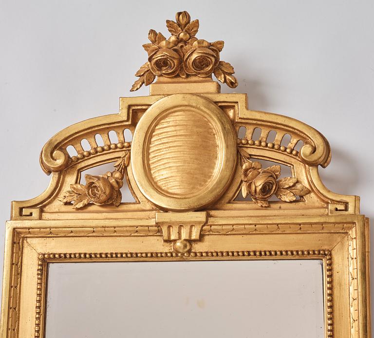 SPEGEL, av Johan Åkerblad (mästare i Stockholm 1758-1799), Gustaviansk.
