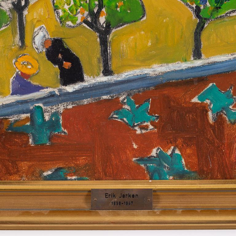 Erik Jerken, oil on canvas, signed. and dated 1947.