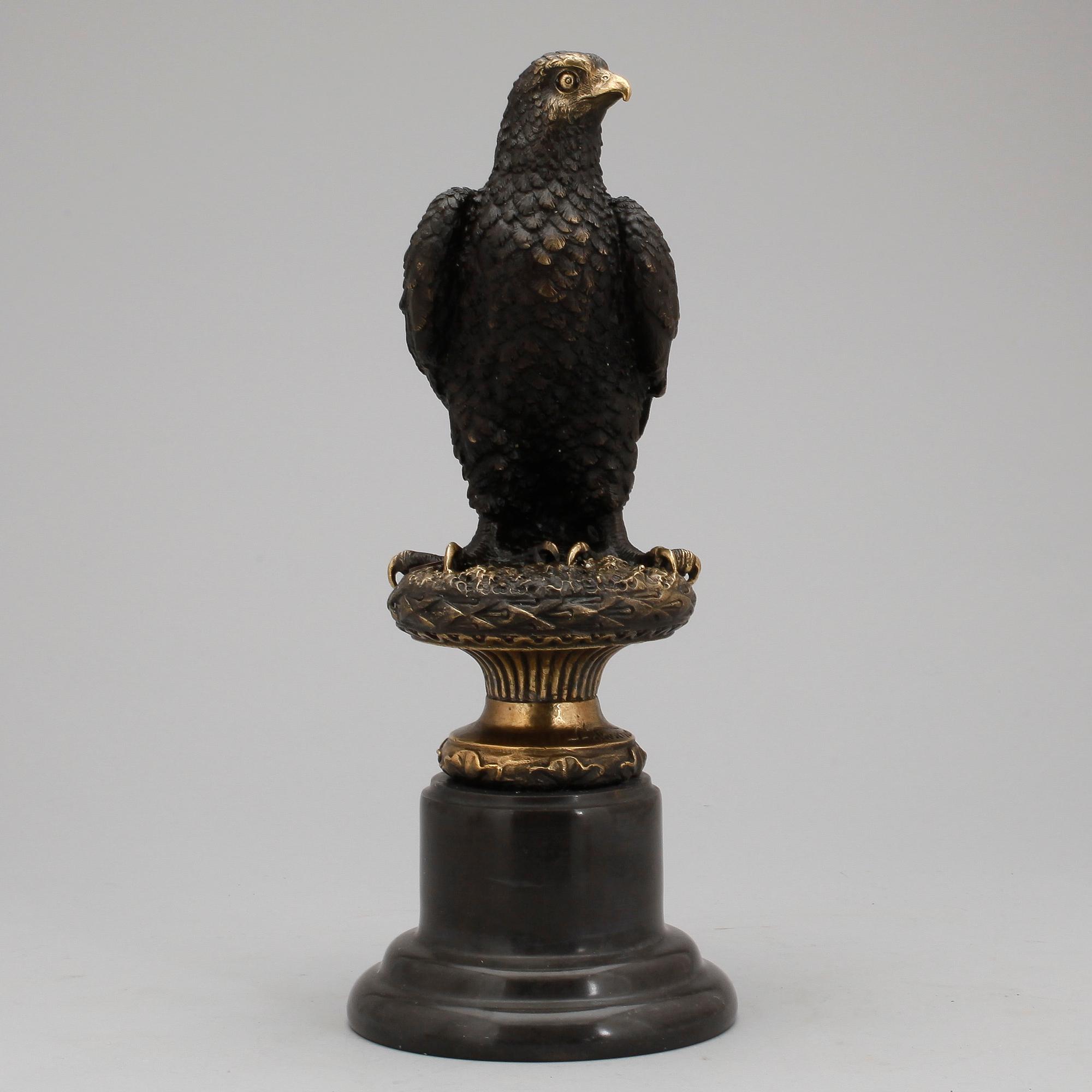 ARCHIBALD THORBURN, efter, skulptur, brons, signerad.