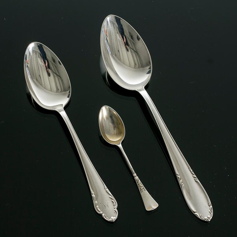 SKEDAR, 6+6+7 st, silver div. modeller.