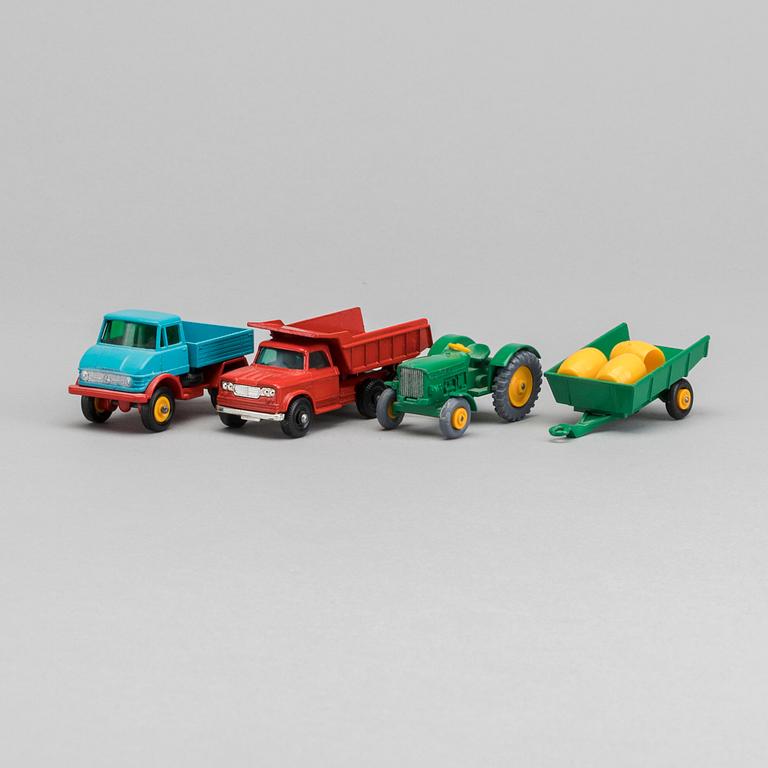 LESNEY MATCHBOX SERIES FOUR CARS.