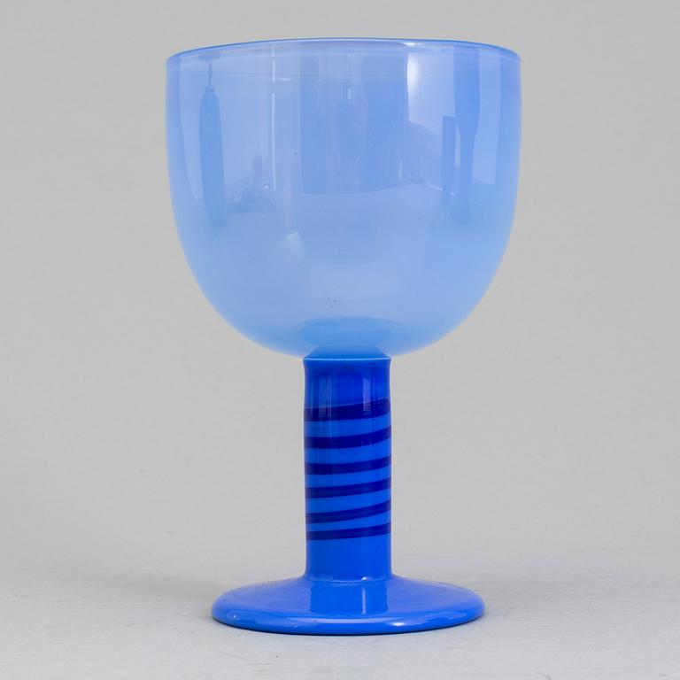 GUNNAR CYRÈN, a glass goblet, "Pop Glass", Orrefors 1967-70.