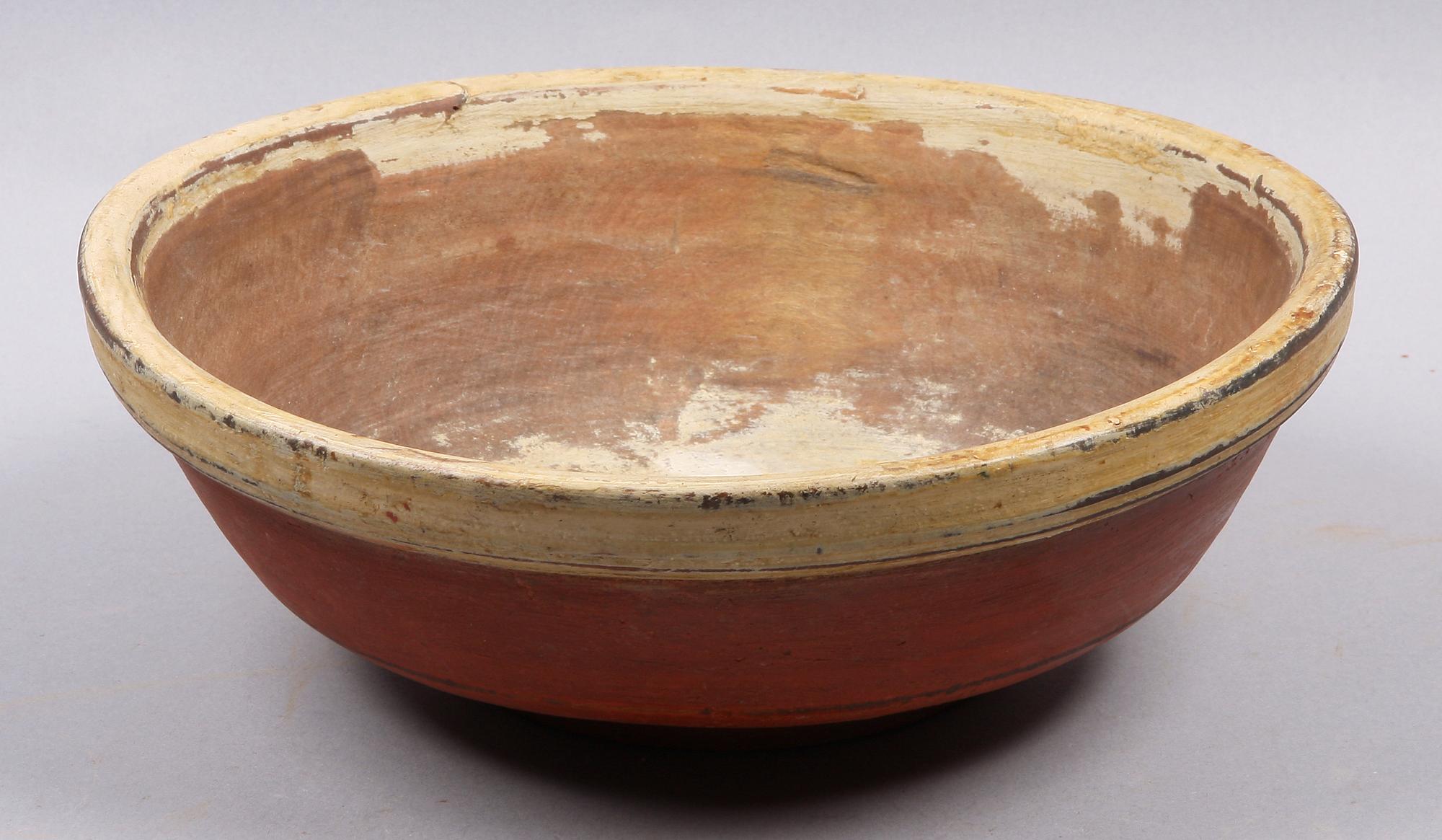 SKÅL, trä, allmoge, 1800-tal.