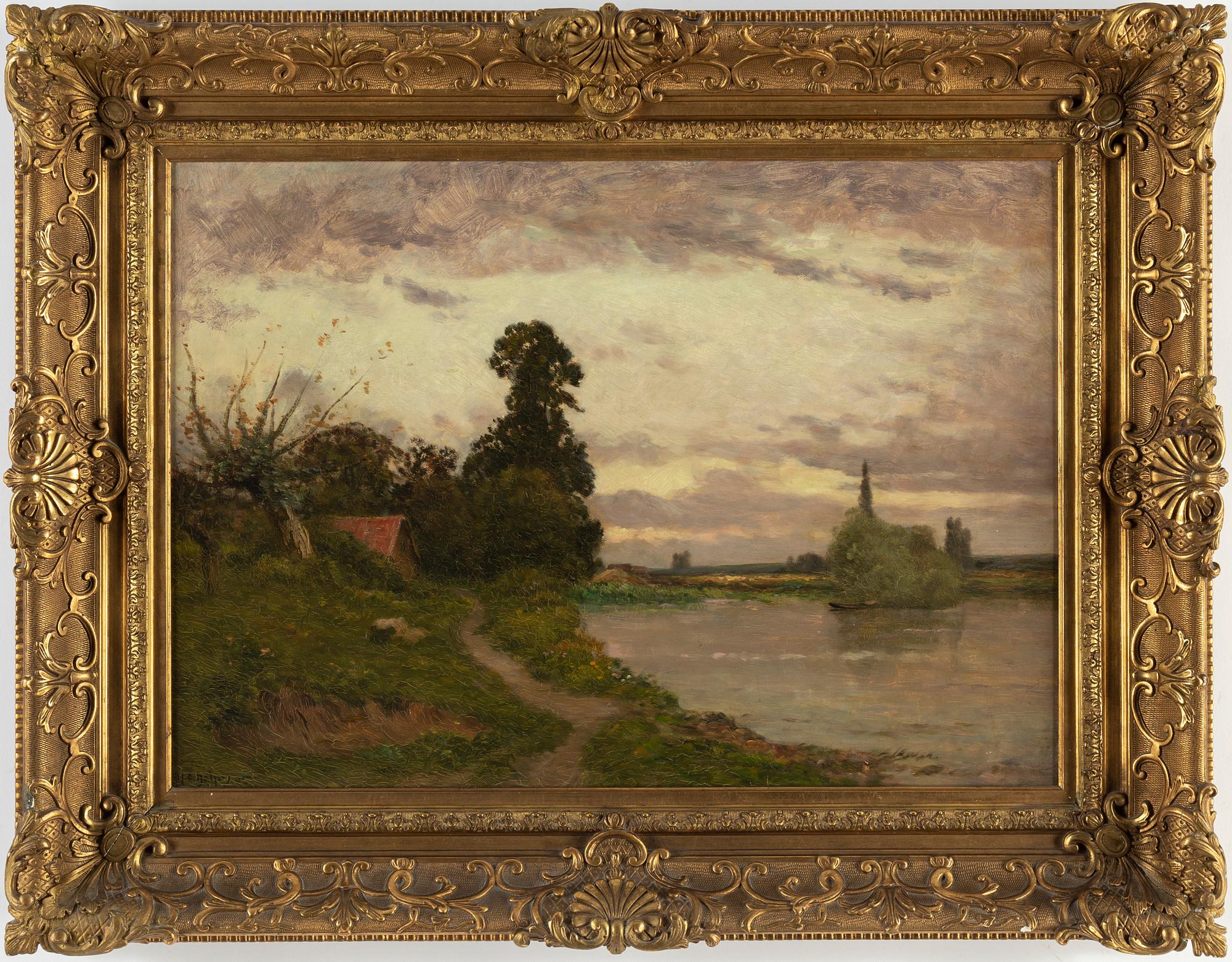 HIPPOLYTE-CAMILLE DELPY, oil on canvas, sigend and dated -05.