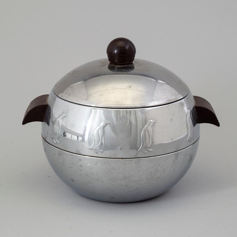 Three icebuckets, Thermos  Westbend, mid 20th century.