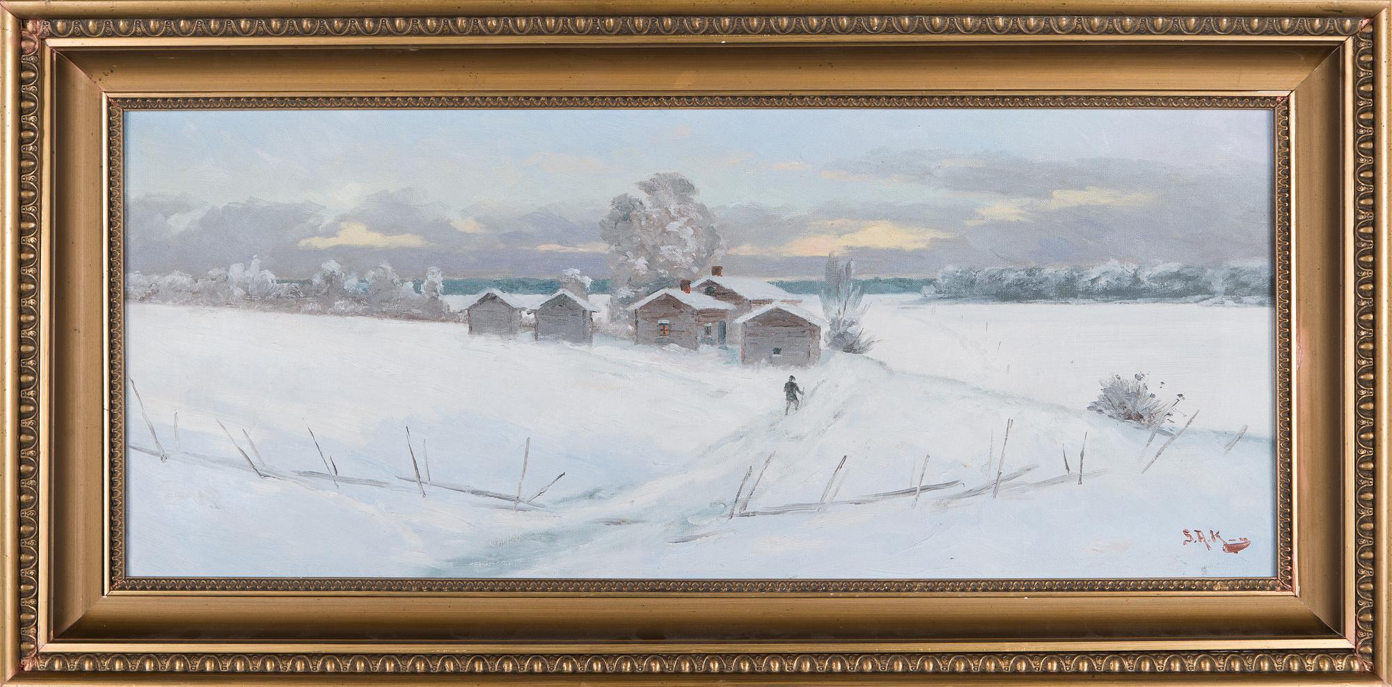 Sigfrid August Keinänen, Winter Landscape.
