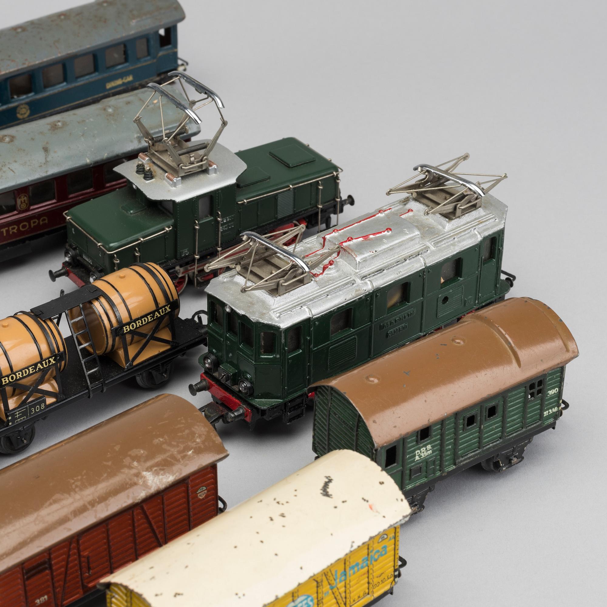 MÄRKLIN, SAMLING LOK OCH VAGNAR, 1940-50-tal.