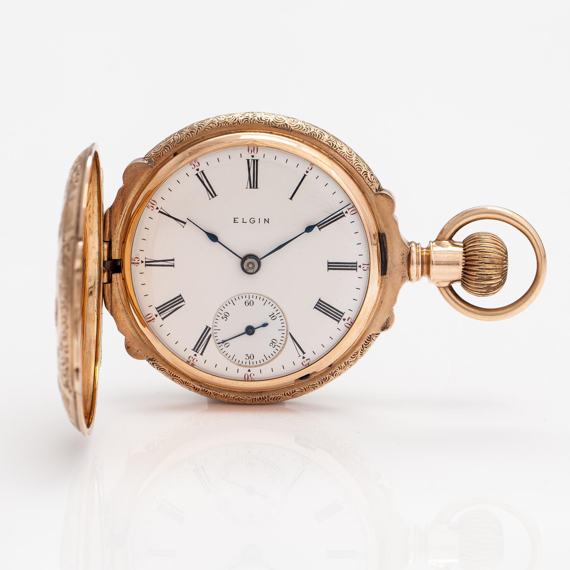 Elgin, pocket watch, 54 mm.