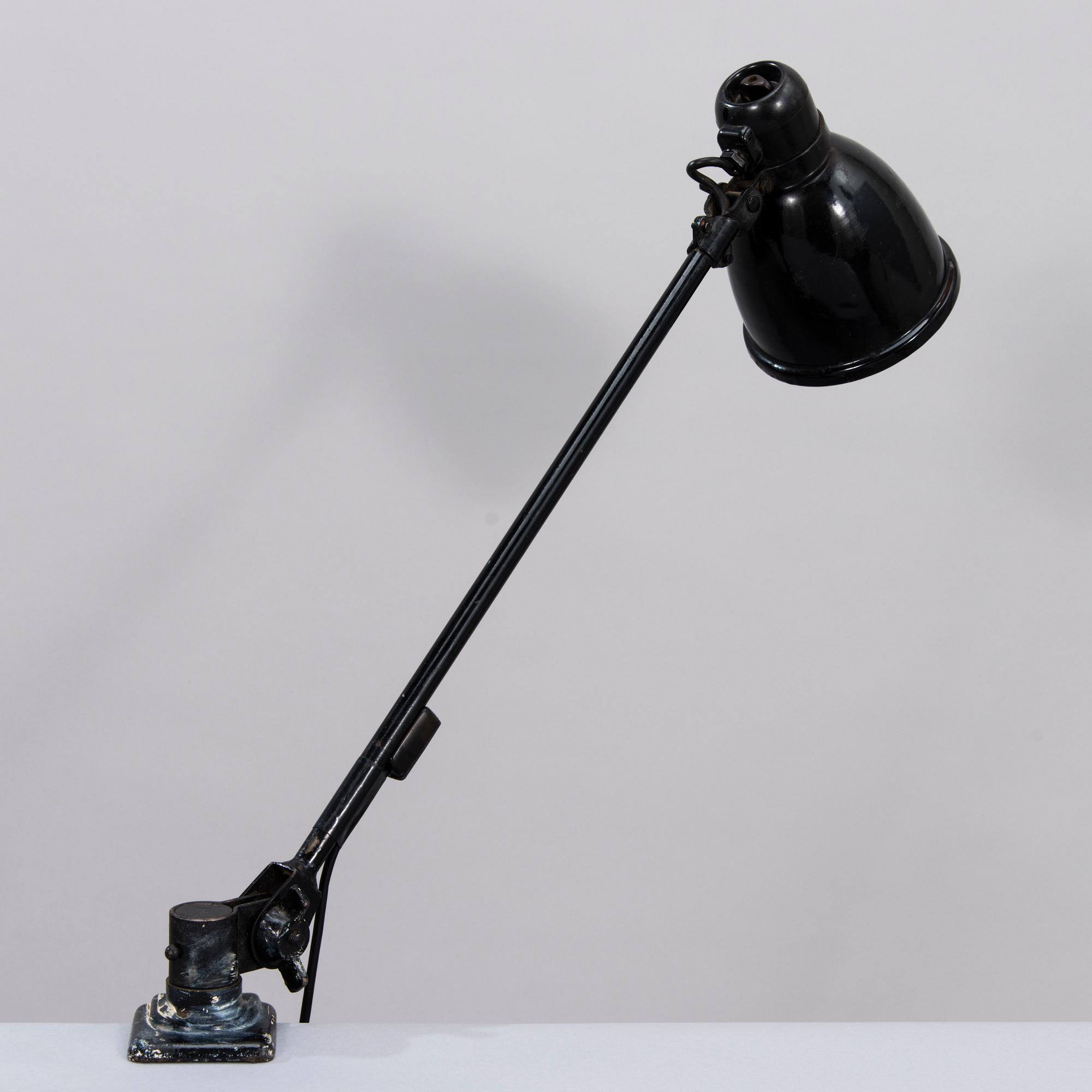 A 1930's German Industrial Table Lamp for Fabrilux.