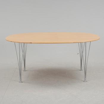 BORD, "Superellips", Bruno Mathsson och Piet Hein, Bruno Mathsson International, etikettmärkt.