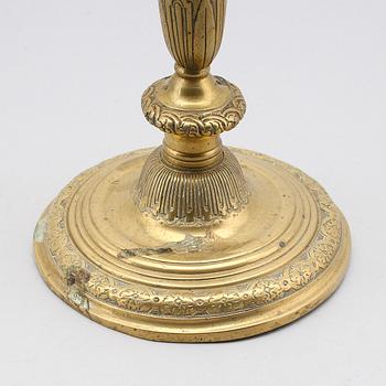 LJUSSTAKE, brons, 1600-tal.