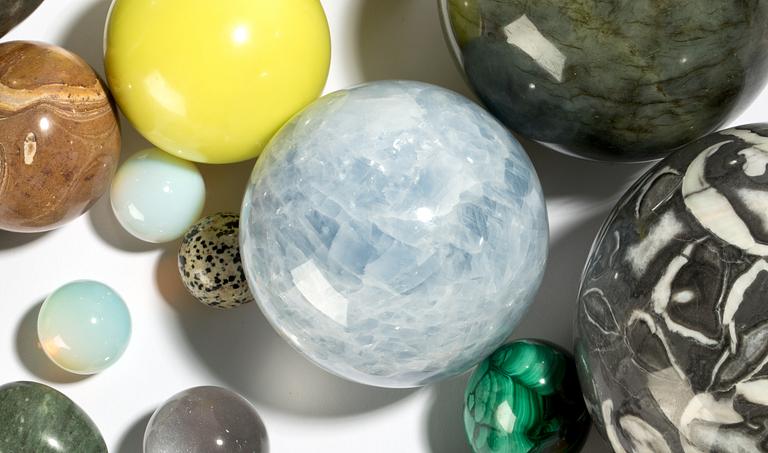 SAMLING STENKLOT, 56 st.