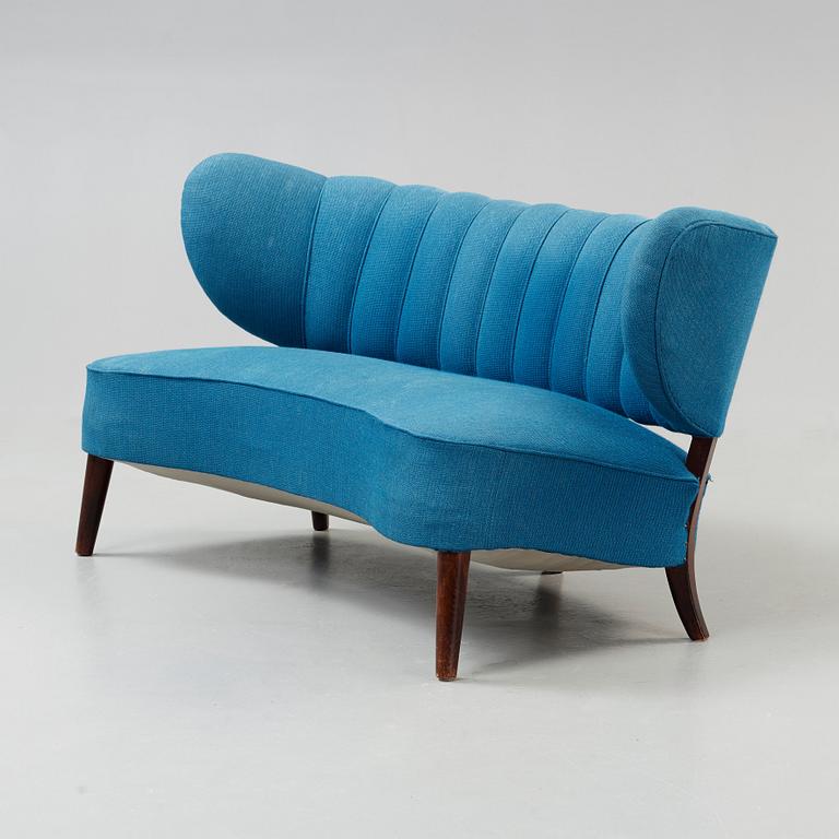 An Otto Schulz sofa, Jio-Möbler, Jönköping, Sweden probably 1950's.