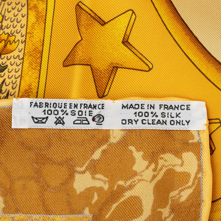 Hermès, scarf, "Carpe Diem".