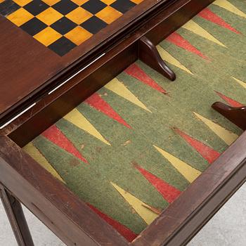 Gaming table, late Gustavian, circa 1800.