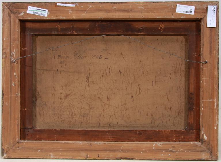 ARTHUR BEVAN COLLIER, olja på duk, sign o dat 1888 á tergo.