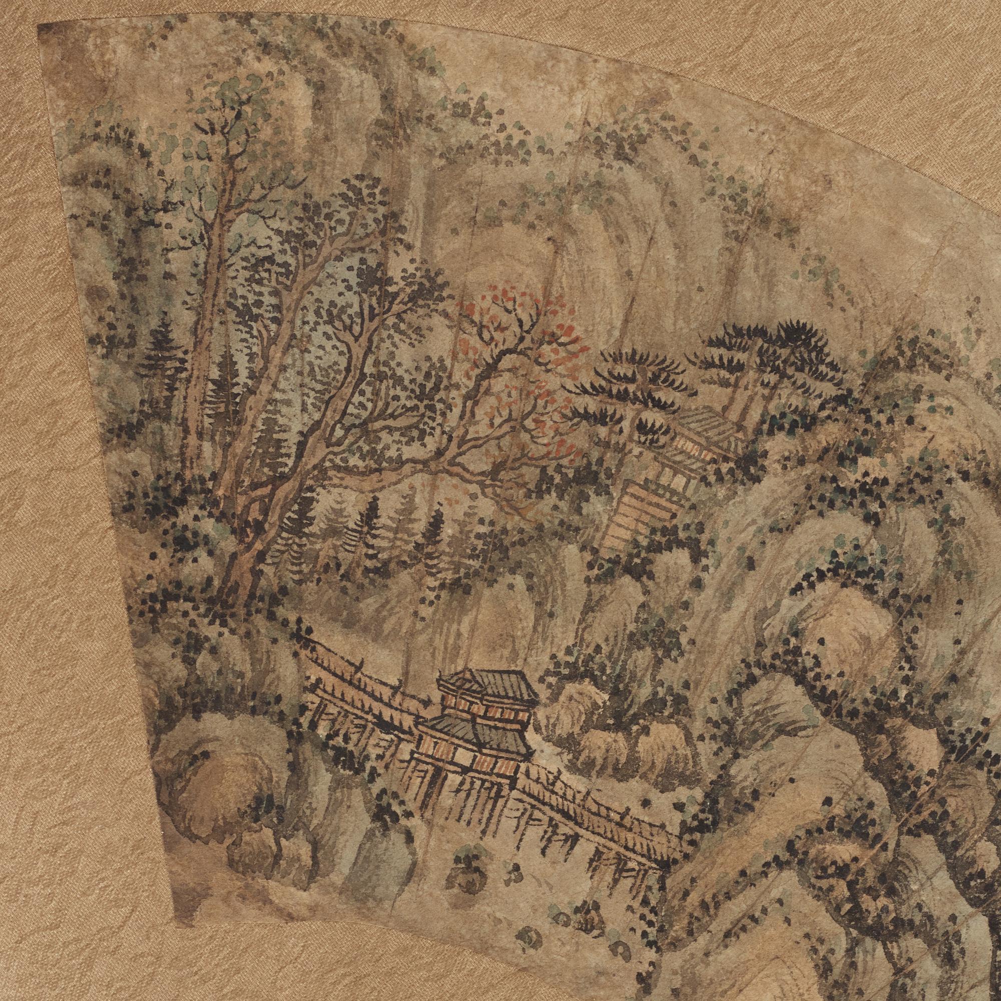 XI GANG (1746-1803), his school, after, ink and colour on paper.