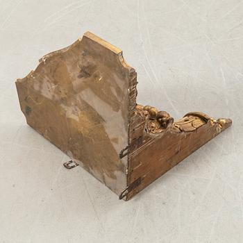 Corner console shelf around 1900.