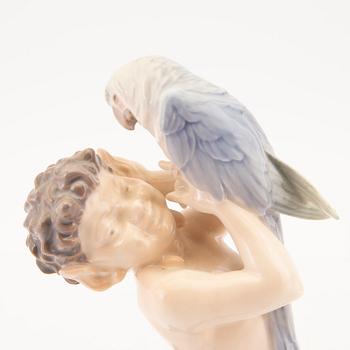 A Royal Copenhagen porcelain figurine.