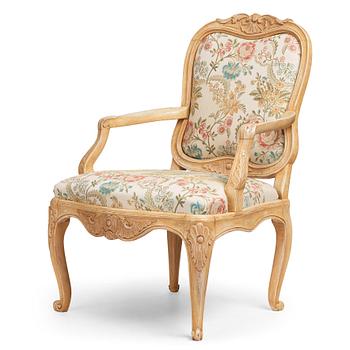 38. A Swedish Rococo 18th century armchair.