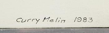 CURRY MELIN, olja på duk, signerad och daterad 1983.