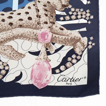 Cartier, scarf.