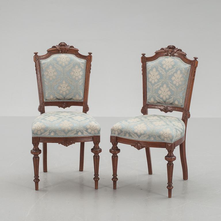 STOLAR, ett par Oskarianska, 1800/1900-tal.