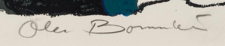 OLLE BONNIÉR, färglitografi, signerad och numrerad 194/310.