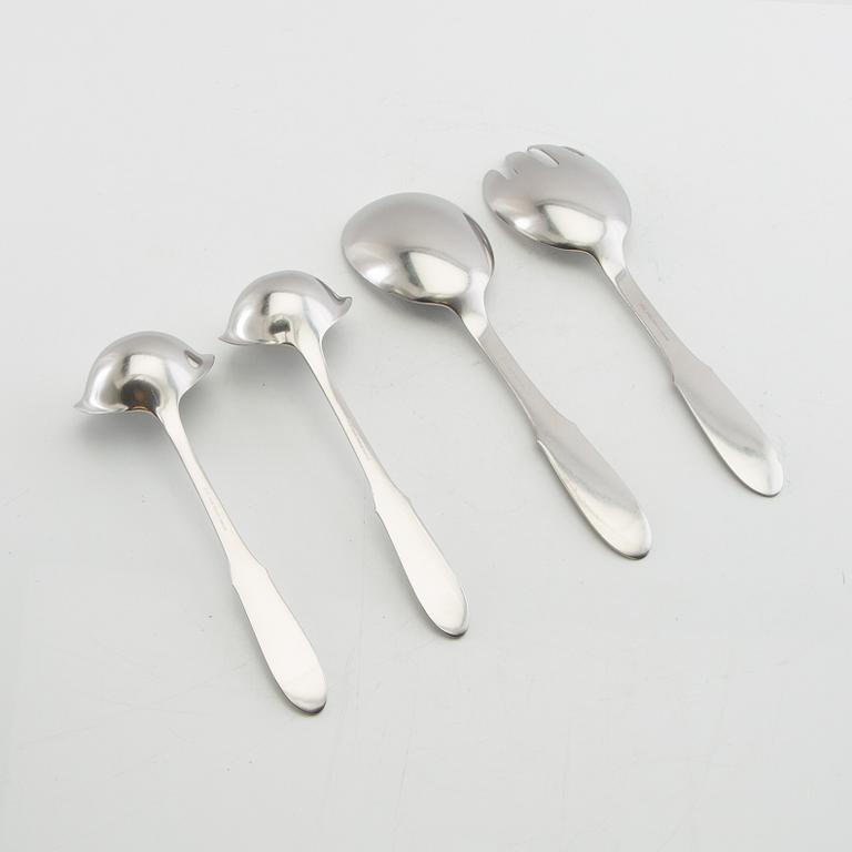 Georg Jensen, Cutlery service, 33 pieces, stainless steel, "Mitra", Denmark.