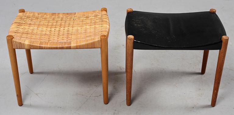 FOTPALLAR, 2 st, Aksel Bender Madsen & Ejner Larsen, Willy Beck, Danmark, 1900-talets andra hälft.