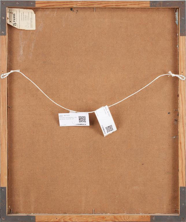 FREDRIK FRISENDAHL, olja på pannå, signerad.