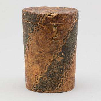 A hunting goblet in original case, presumably Sweden, 18th Century.