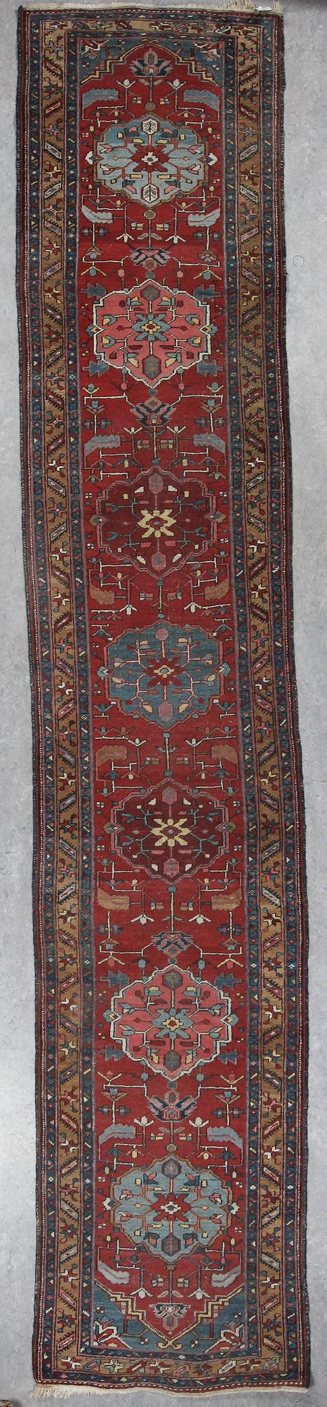 GALLERIMATTA, Nordvästpersisk, ca 438x87 cm.
