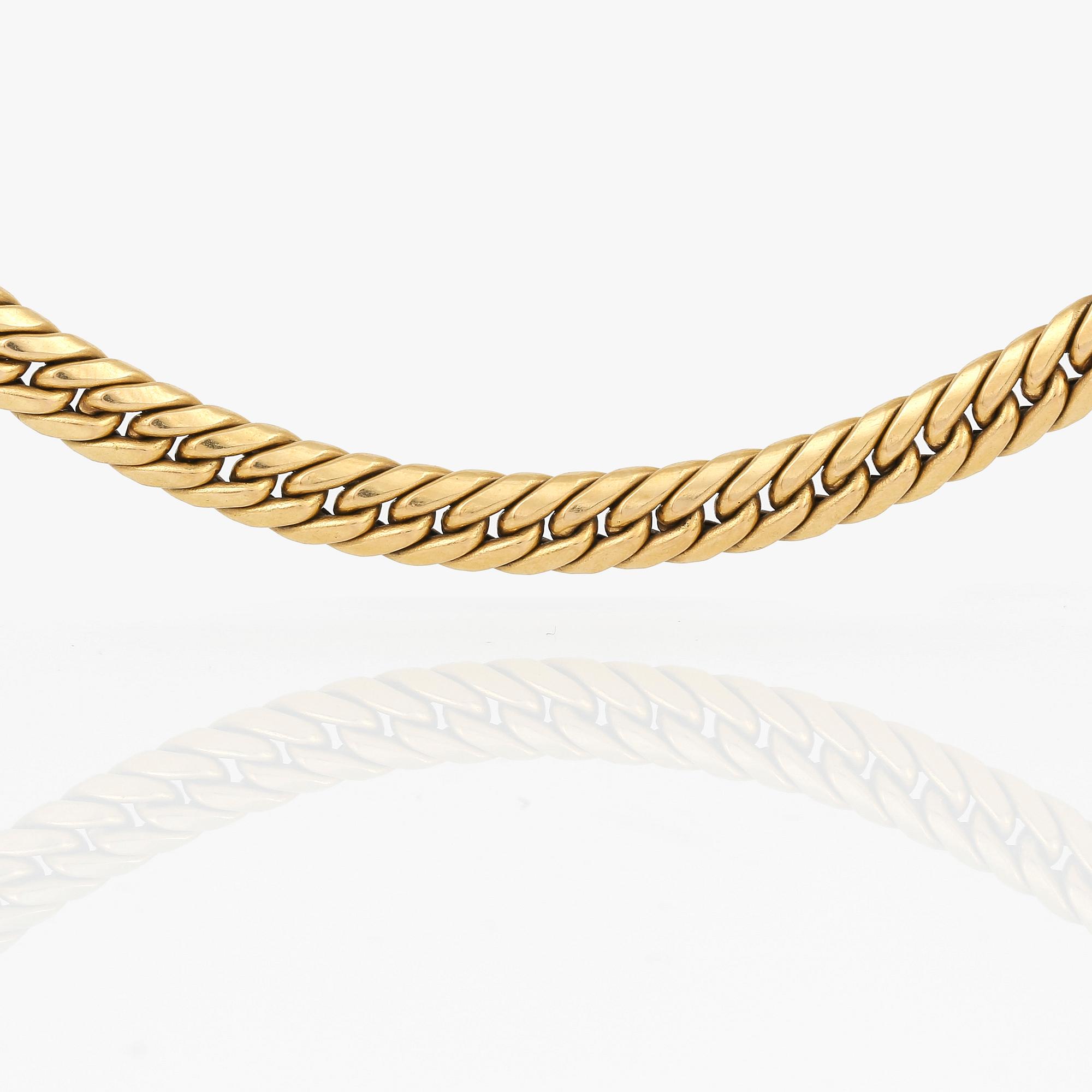 ARMBAND, 18K guld, 1900-tal. Vikt ca 11g.