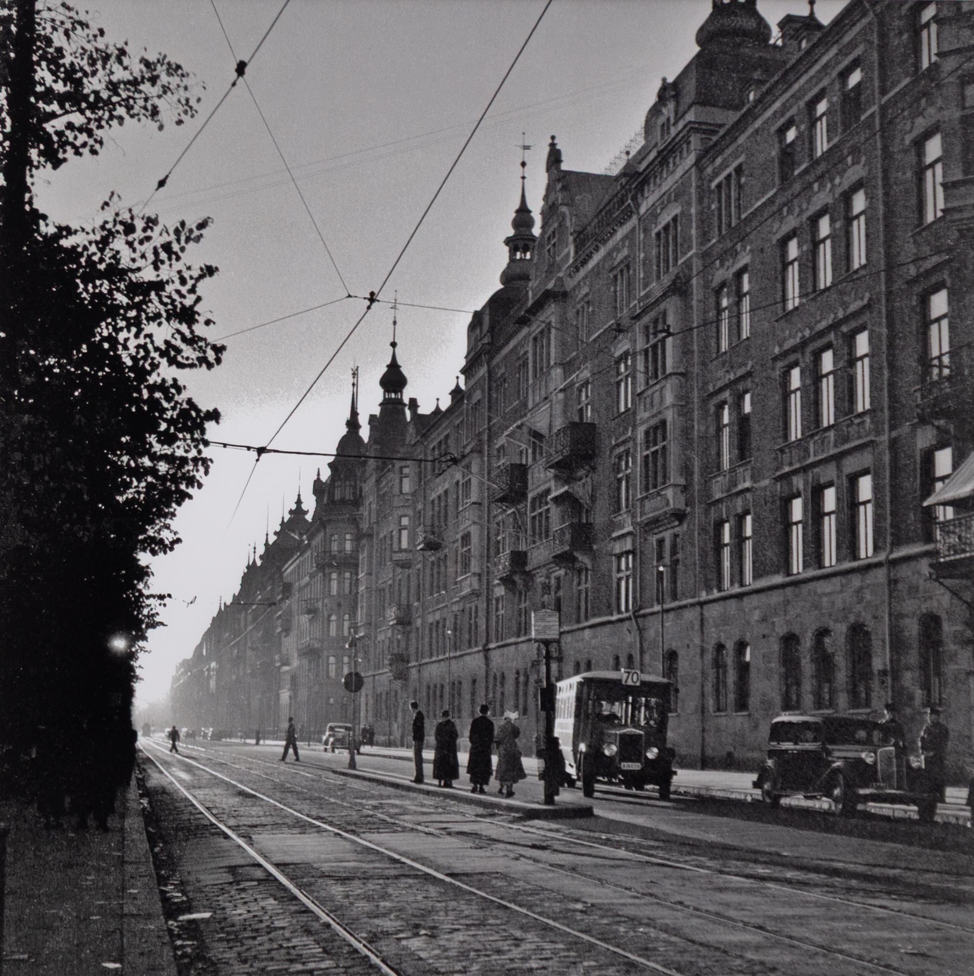 Åke Lange, "Buss 70 Strandvägen 1930-talet".