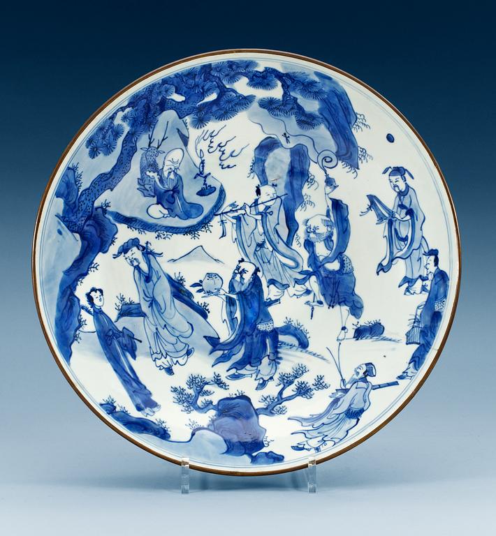 FAT, porslin. Qing dynastin, Kangxi (1662-1722).