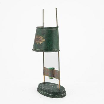 An 19th century table lamp.
