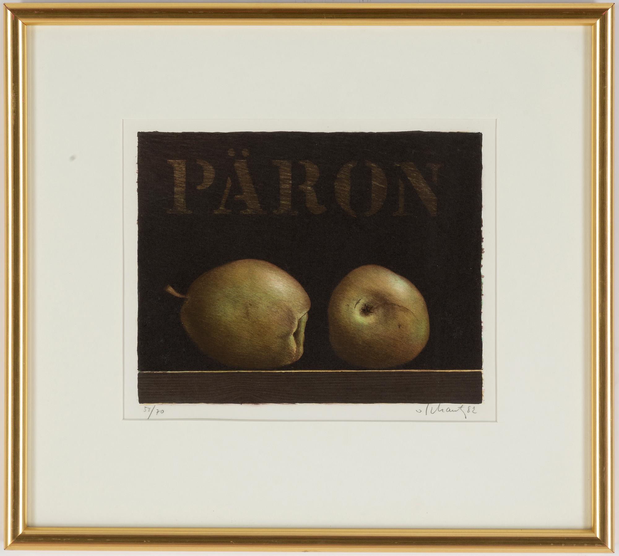 Philip von Schantz, lithograph in colours, 1982, signed 54/70.