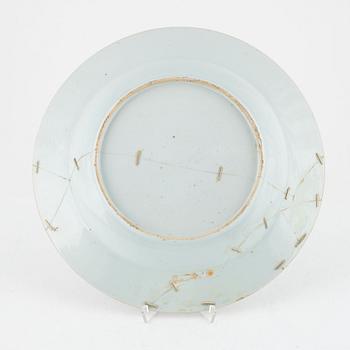 A Famille Rose porcelain dish, China, Yongzheng (1723-35).