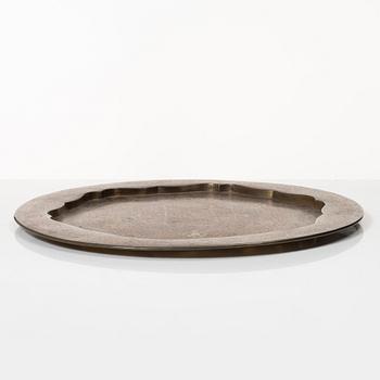 Fat, silver and enamelled copper, Kashmir, north India, circa 1900.