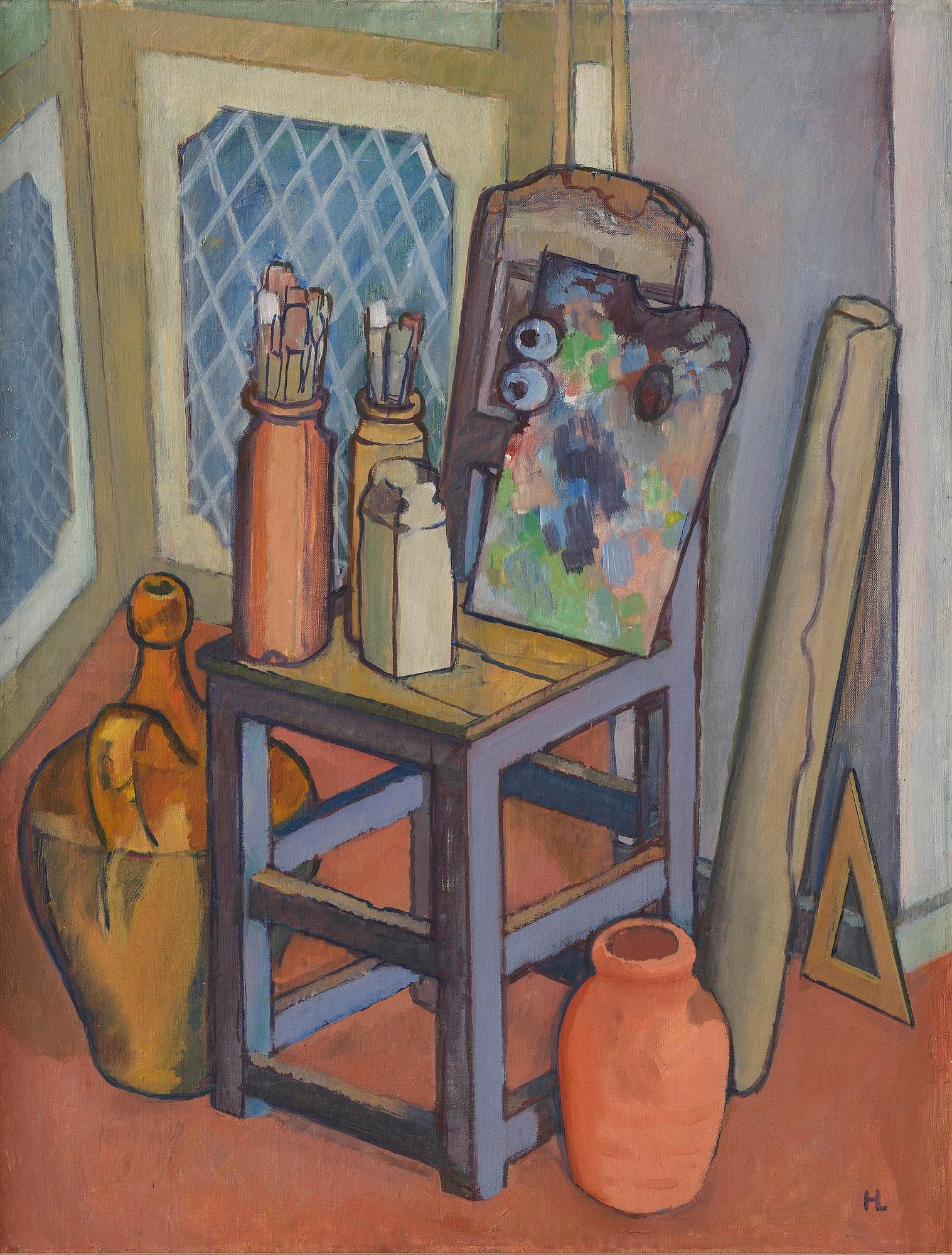 Hilding Linnqvist, "Målarens attribut".