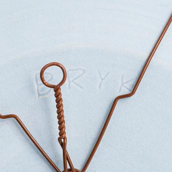 RUT BRYK, lautanen, fajanssia, signeerattu BRYK.