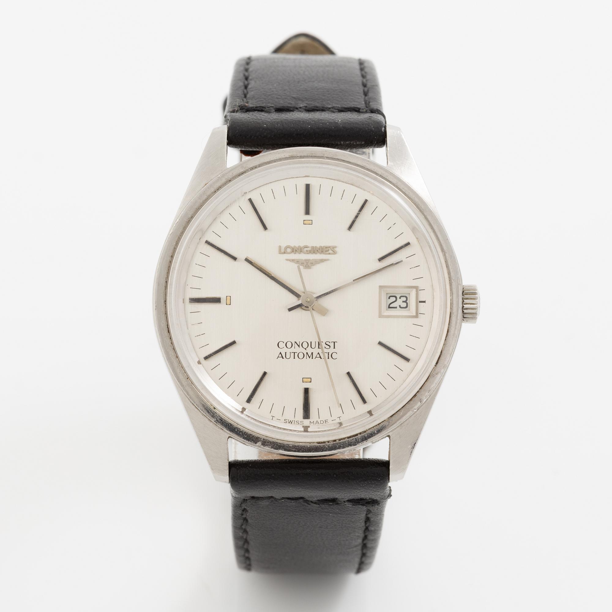 Longines, Conquest, wristwatch, 35.5 mm.