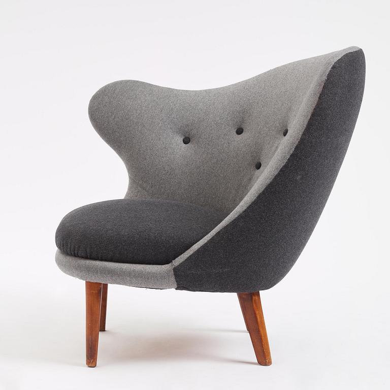 Arne Norell, a "Gary" (the Thumb) easy chair, Gösta Westerberg, Stockholm, 1950s.