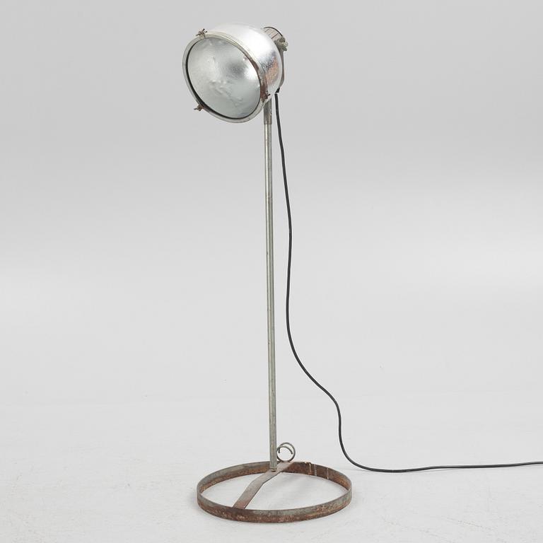 An industrial floor lamp, El-Be, Nykvarn, Sweden.